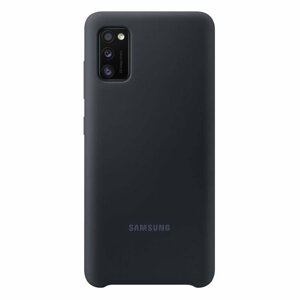 Puzdro Samsung Silicone Cover EF-PA415TBE pre Samsung Galaxy A41 - A415F, Black EF-PA415TBEGEU