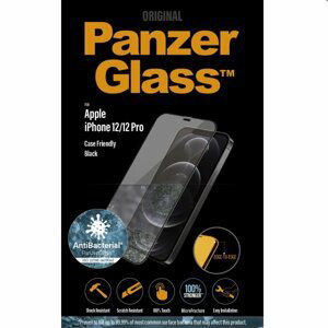 Ochranné temperované sklo PanzerGlass Case Friendly pre Apple iPhone 1212 Pro, čierne 2711