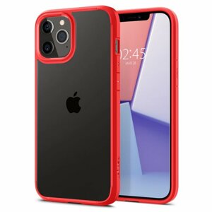 Puzdro Spigen Ultra Hybrid pre Apple iPhone 12 Pro Max, červené ACS01620