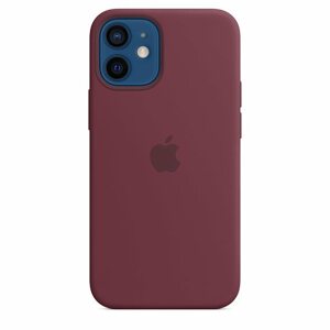 Apple iPhone 12 mini Silicone Case with MagSafe, plum MHKQ3ZMA