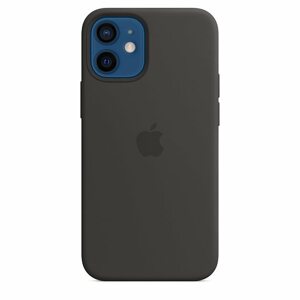 Apple iPhone 12 | 12 Pro Silicone Case with MagSafe, black MHL73ZMA