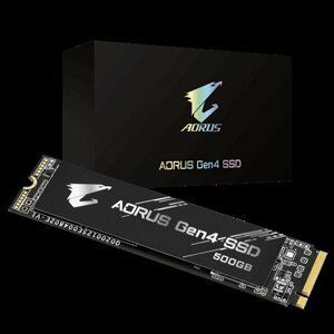 Gigabyte AORUS NVMe 1.3 Gen 4 SSD 500GB, m.2, (5000MBs, 2500MBs) GP-AG4500G