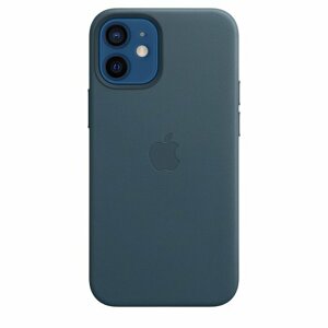 Apple iPhone 12 mini Leather Case with MagSafe, baltic blue MHK83ZMA