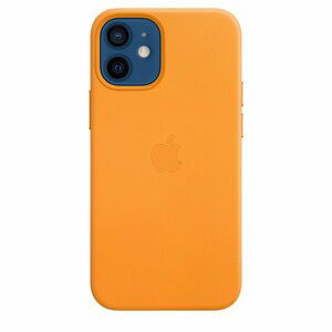 Apple iPhone 12 mini Leather Case with MagSafe, california poppy MHK63ZMA