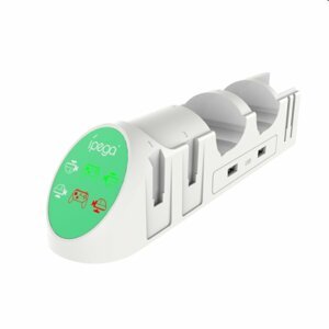 Nabíjacia stanica iPega 9187 pre Nintendo Switch PRO Controller a Joy-con, white 8596311137266