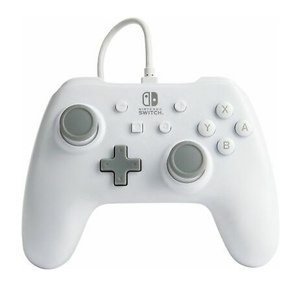 Káblový ovládač PowerA pre Nintendo Switch, Matte White 1517033-01