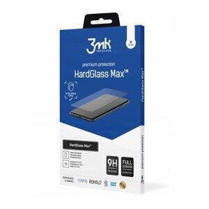 Ochranné sklo 3mk HardGlass Max Fingerprint pre Xiaomi Mi 11 5G, čierne 3MK342650