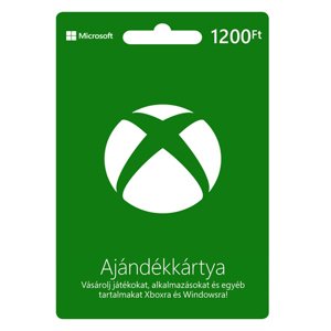 Xbox ajándékkártya 1 200 Ft