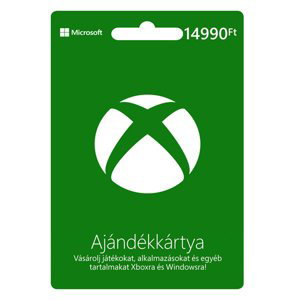 Xbox ajándékkártya 14 990 Ft