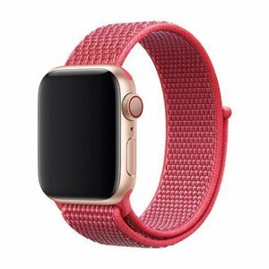 Športový náhradný remienok Devia Deluxe Sport3 Series pre Apple Watch 40mm, koralovočervený ACDE6938595325205