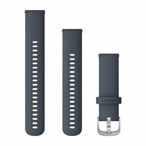 Garmin Quick Release silikónový remienok 22 mm, bluesilver 010-12932-2F