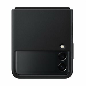 Puzdro Leather Cover pre Samsung Galaxy Z Flip3, black EF-VF711LBEGWW