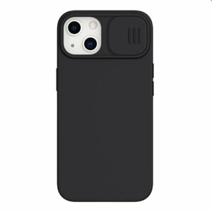 Nillkin CamShield Silky Magnetic zadný silikonový kryt pre iPhone 13 Pro Max, čierne 57983106125