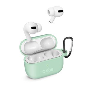 SBS Silikónové puzdro pre Apple AirPods Pro, svetlo zelené TEAPPROCASELG