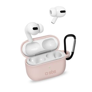 SBS Silikónové puzdro pre Apple AirPods Pro, ružové TEAPPROCASEP