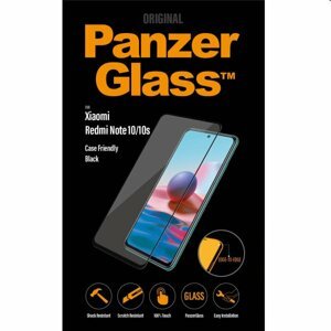 Ochranné temperované sklo PanzerGlass Case Friendly pre Xiaomi Redmi Note 1010S, black 8039