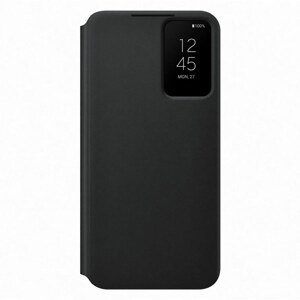 Puzdro Clear View Cover pre Samsung Galaxy S22 Plus, black EF-ZS906CBEGEE