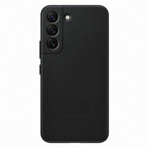 Puzdro Leather Cover pre Samsung Galaxy S22, black EF-VS901LBEGWW