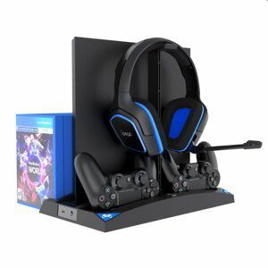 Dokovacia stanica iPega P4009 pre PlayStation 4, Dualshock a Headset PG-P4009