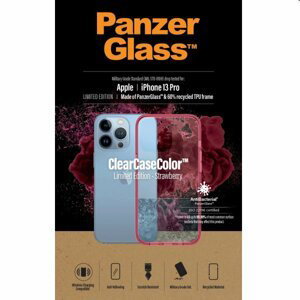 Puzdro PanzerGlass ClearCaseColor AB pre Apple iPhone 13 Pro, ružové 0340