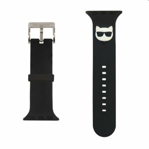 Karl Lagerfeld Choupette Head remienok pre Apple Watch 3840mm, black 57983105412