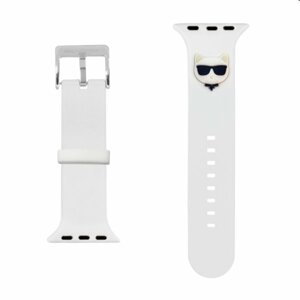 Karl Lagerfeld Choupette Head remienok pre Apple Watch 3840mm, white 57983105416