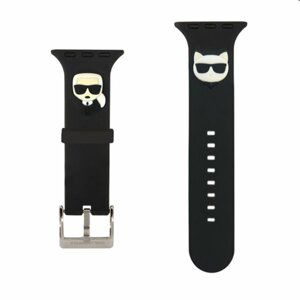 Karl Lagerfeld Karl and Choupette remienok pre Apple Watch 4244mm, black 57983105401