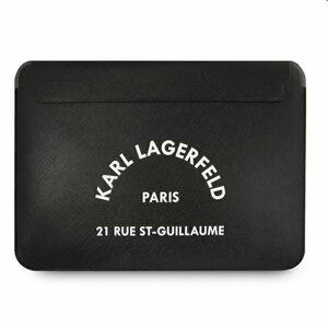Karl Lagerfeld Saffiano RSG Embossed Computer Sleeve 1314", čierne 57983107436