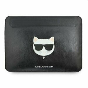 Karl Lagerfeld Choupette Head Embossed Computer Sleeve 1314", čierne 57983107435