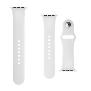 FIXED Set silikónových remienkov pre Apple Watch 424445 mm, biely FIXSST-434-WH