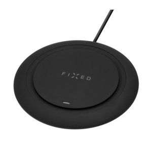 FIXED Pad Podložka pre rýchle bezdrôtové nabíjanie telefónu, 10 W, čierna FIXPAD-BK