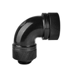 Thermaltake Fitting Pacific G14 PETG Tube 90-Degree compression-16mm OD - Black CL-W097-CA00BL-A