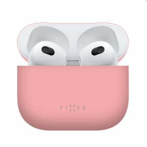 FIXED Silky Silikónové puzdro pre Apple AirPods 3, ružové FIXSIL-816-PI