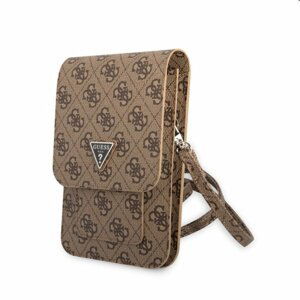 Guess PU 4G Triangle Logo Phone Bag, brown 57983108561