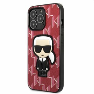 Puzdro Karl Lagerfeld Monogram Ikonik pre Apple iPhone 13 Pro, červené 57983108332