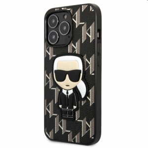 Puzdro Karl Lagerfeld Monogram Ikonik pre Apple iPhone 13 Pro, čierne 57983108328