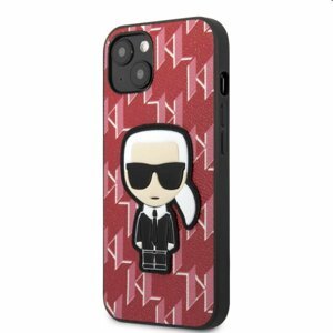 Puzdro Karl Lagerfeld Monogram Ikonik pre Apple iPhone 13, červené 57983108331