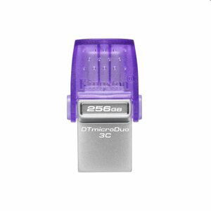 USB kľúč Kingston DataTraveler MicroDuo 3C, 256GB, USB 3.2 (gen 1) s USB-C konektorom DTDUO3CG3256GB