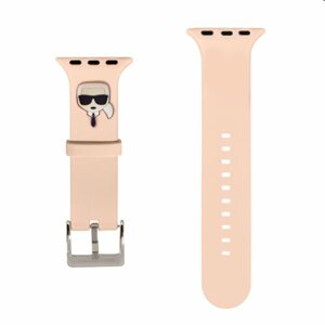 Karl Lagerfeld Karl Head remienok pre Apple Watch 4244mm, pink 57983105409