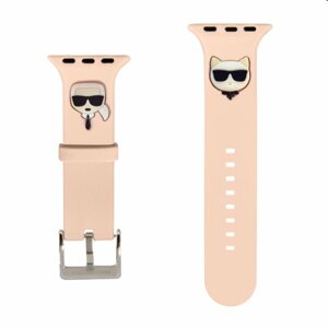 Karl Lagerfeld Karl and Choupette remienok pre Apple Watch 4244mm, pink 57983105403