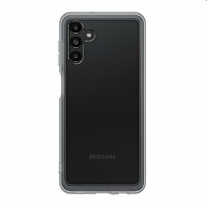 Puzdro Soft Clear Cover pre Samsung Galaxy A13 5G, black EF-QA136TBEGWW