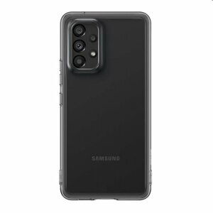 Puzdro Soft Clear Cover pre Samsung Galaxy A53 5G, black EF-QA536TBEGWW