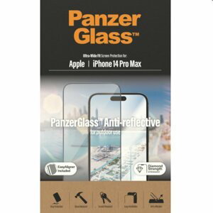 Ochranné sklo PanzerGlass UWF Anti-Reflective AB pre Apple iPhone 14 Pro Max, čierne 2790