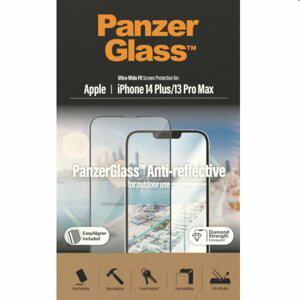 Ochranné sklo PanzerGlass UWF Anti-Reflective AB pre Apple iPhone 14 Plus13 Pro Max, čierne 2789