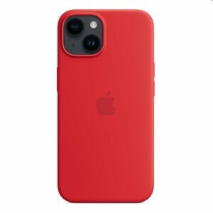 Silikónový zadný kryt pre Apple iPhone 14 s MagSafe, (PRODUCT) červená MPRW3ZMA