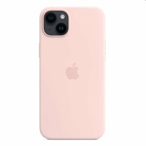 Apple iPhone 14 Plus Silicone Case with MagSafe, chalk pink MPT73ZMA