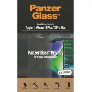 Ochranné sklo PanzerGlass Privacy AB pre Apple iPhone 14 Plus13 Pro Max, čierne P2769