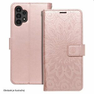Puzdro MEZZO Book mandala pre Samsung Galaxy A13 4G, ružové TEL149672
