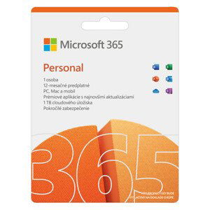 Microsoft 365 Personal - 12 mesiacov - kód dopošleme emailom ESD PC