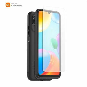 Made for Xiaomi TPU puzdro + ochranné sklo pre Xiaomi Redmi 10C, čierne 57983112199